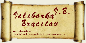 Veliborka Bracilov vizit kartica
